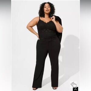 NWOT Torrid Trouser Relaxed Boot Millennial Stretch High Rise Pant